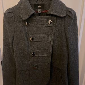 Double breasted peacoat